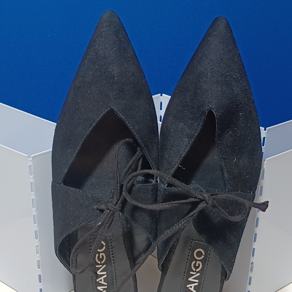 MANGO BOW Leather Flats - Picture 5 of 5